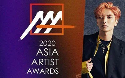 Asia Artist Awards con Leeteuk di Super Junior come MC.