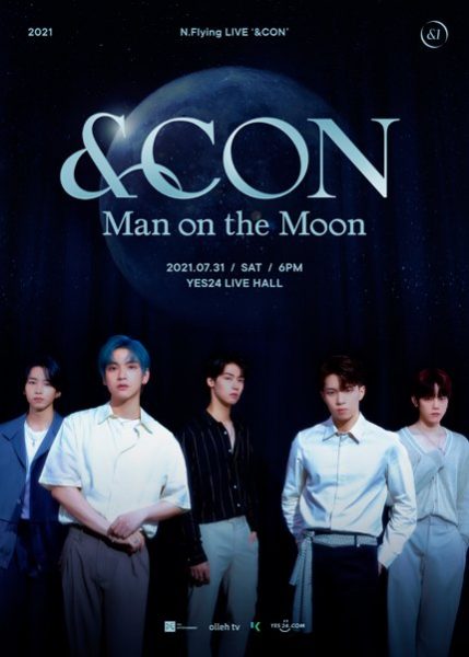 nflying concert man on the moon