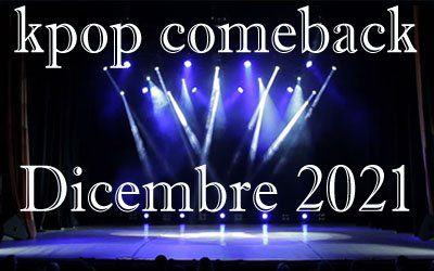 KPop Comeback Dicembre